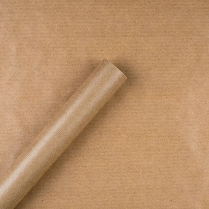 10M Recyclable Plain Brown Kraft Wrapping Paper Roll