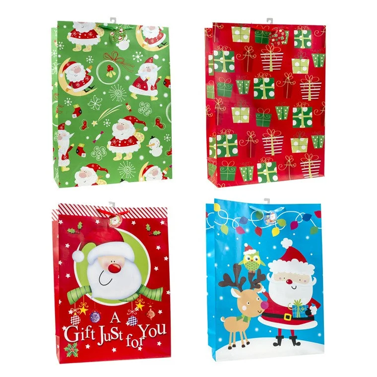 Gift Bag Christmas Basic, Giant